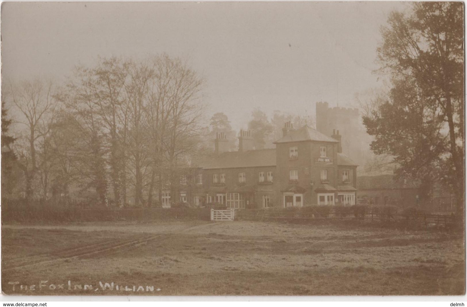 Carte Photo ENGLAND Letchworth Garden City Willian The Fox Inn Punchardon Hall Dr Tuckett - Hertfordshire