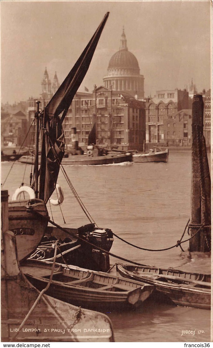 Angleterre England - London - St Paul's From Bankside - Cathedral Cathédrale - Autres & Non Classés