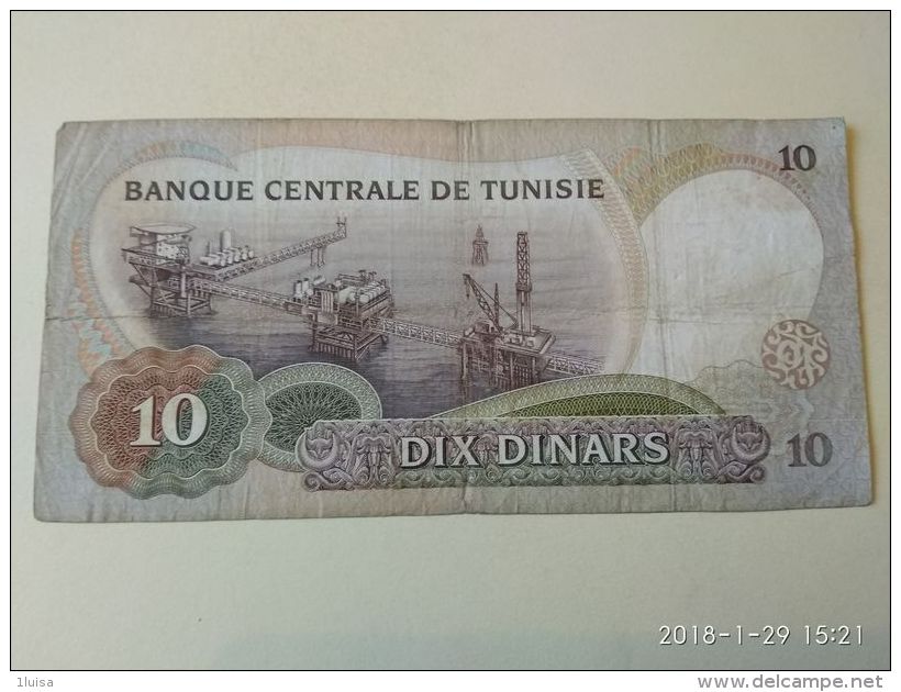 10 Dinars 1986 - Tunisia