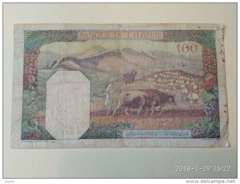 100 Francs 1941 - Tunisia