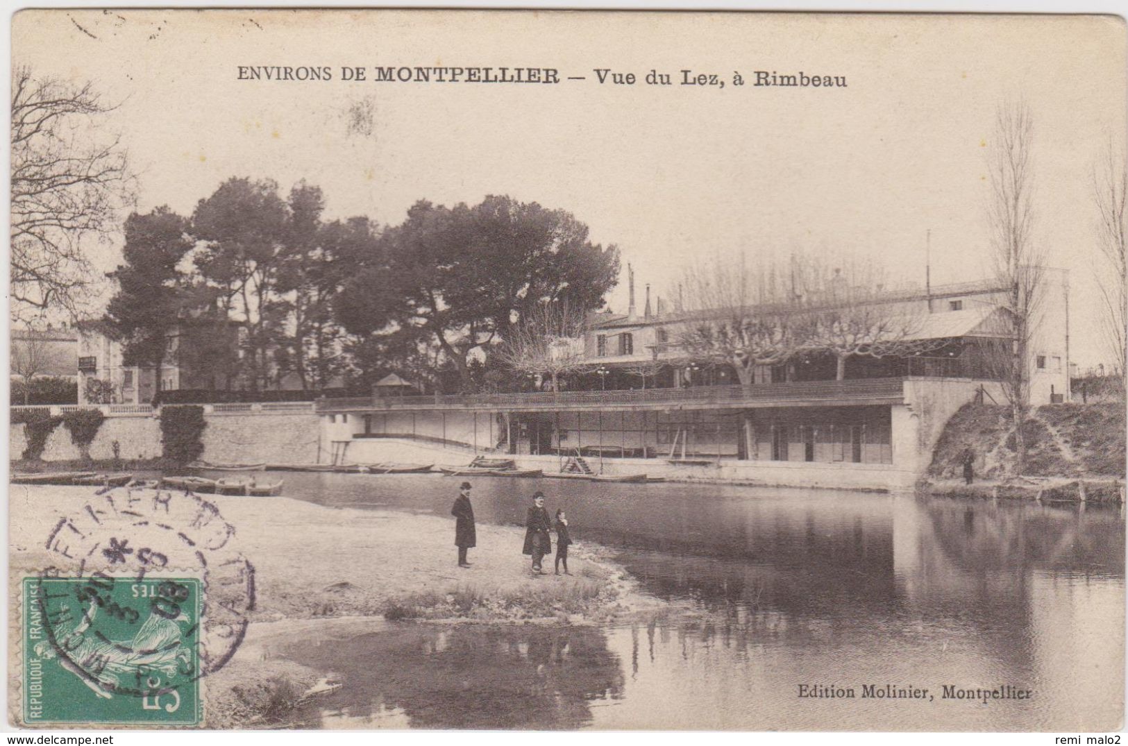 CARTE POSTALE   Environs De MONTPELLIER 34  Vue Du Lez,à Rimbeau - Autres & Non Classés