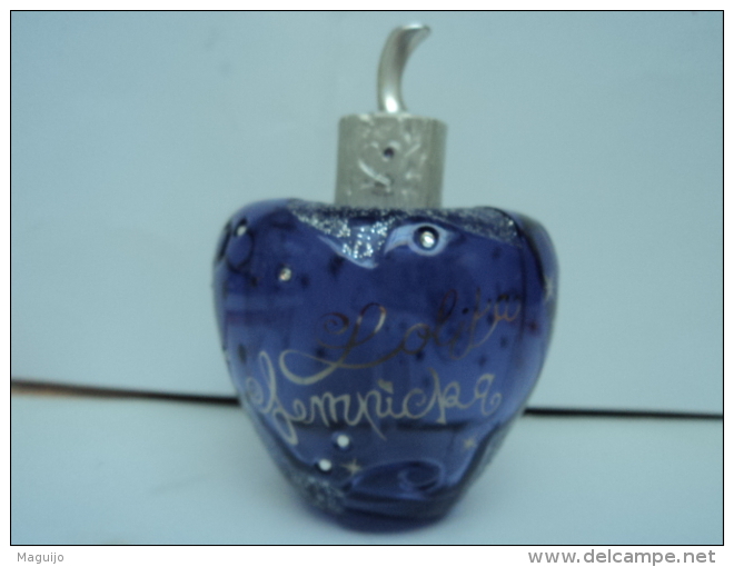 LOLITA LEMPICKA "" EAU DE MINUIT"" COLLECTOR  PAILLETE  VIDE  LIRE &amp; VOIR !!! - Miniatures Femmes (sans Boite)