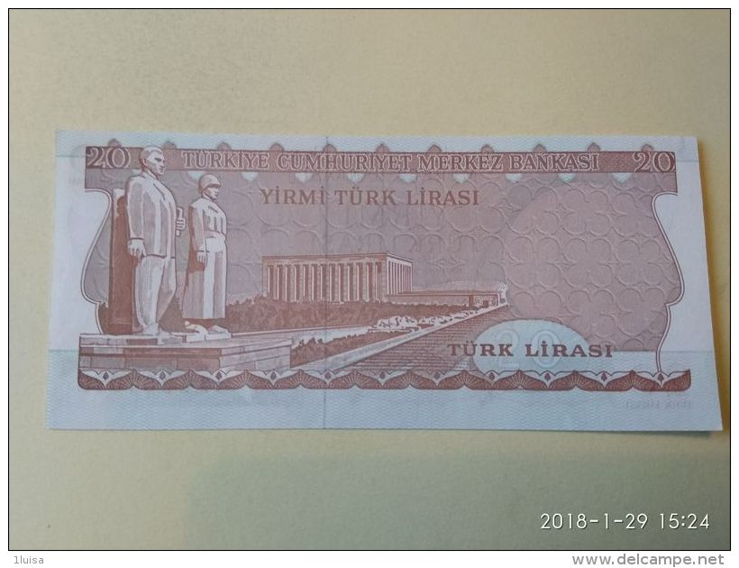 20 Lirasi 1970 - Turquie