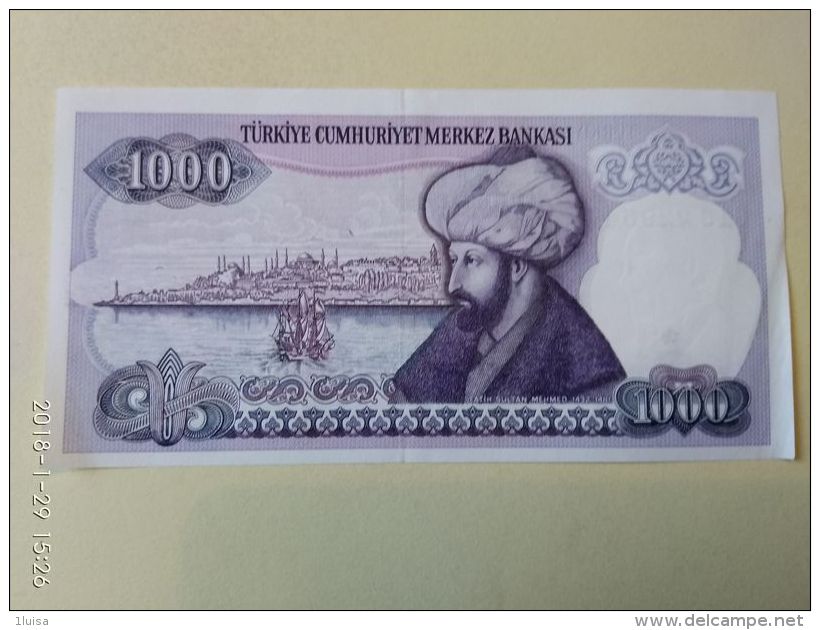 1000 Lirasi 1970 - Turkije