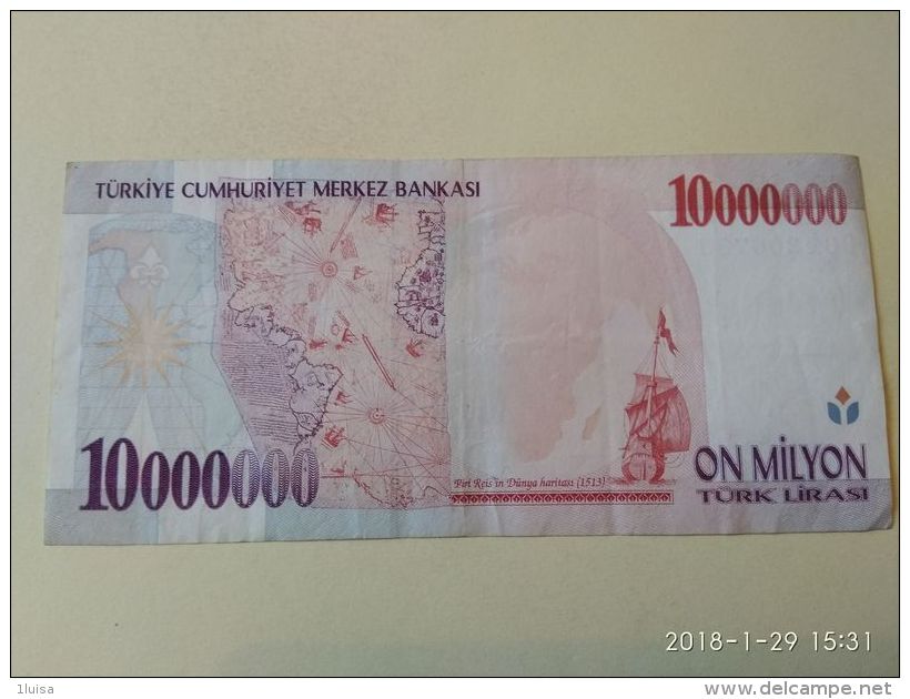 10000000 Lirasi 1970 - Turchia