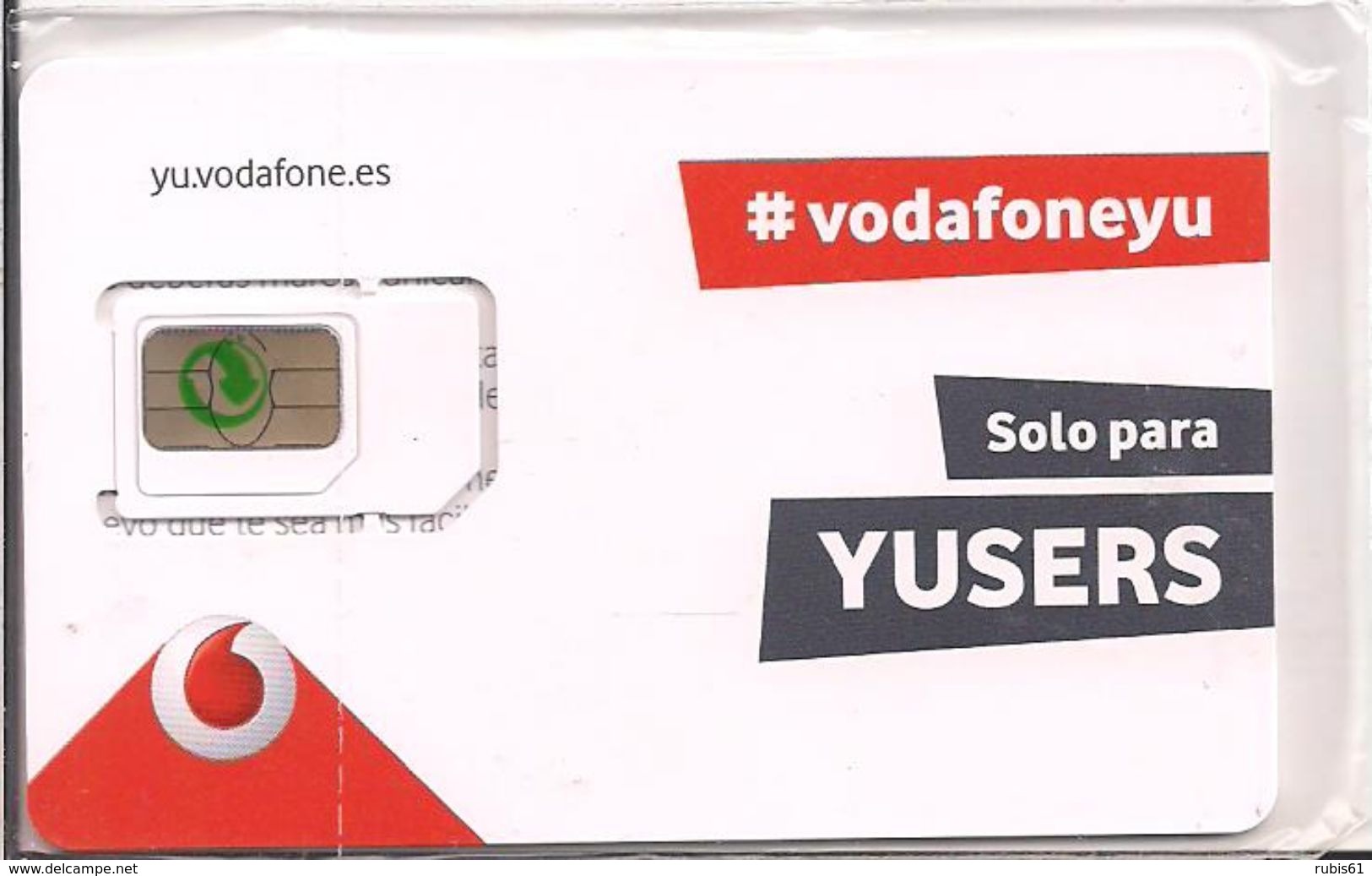 TARJETA GSM VODAFONEYU - Sin Clasificación