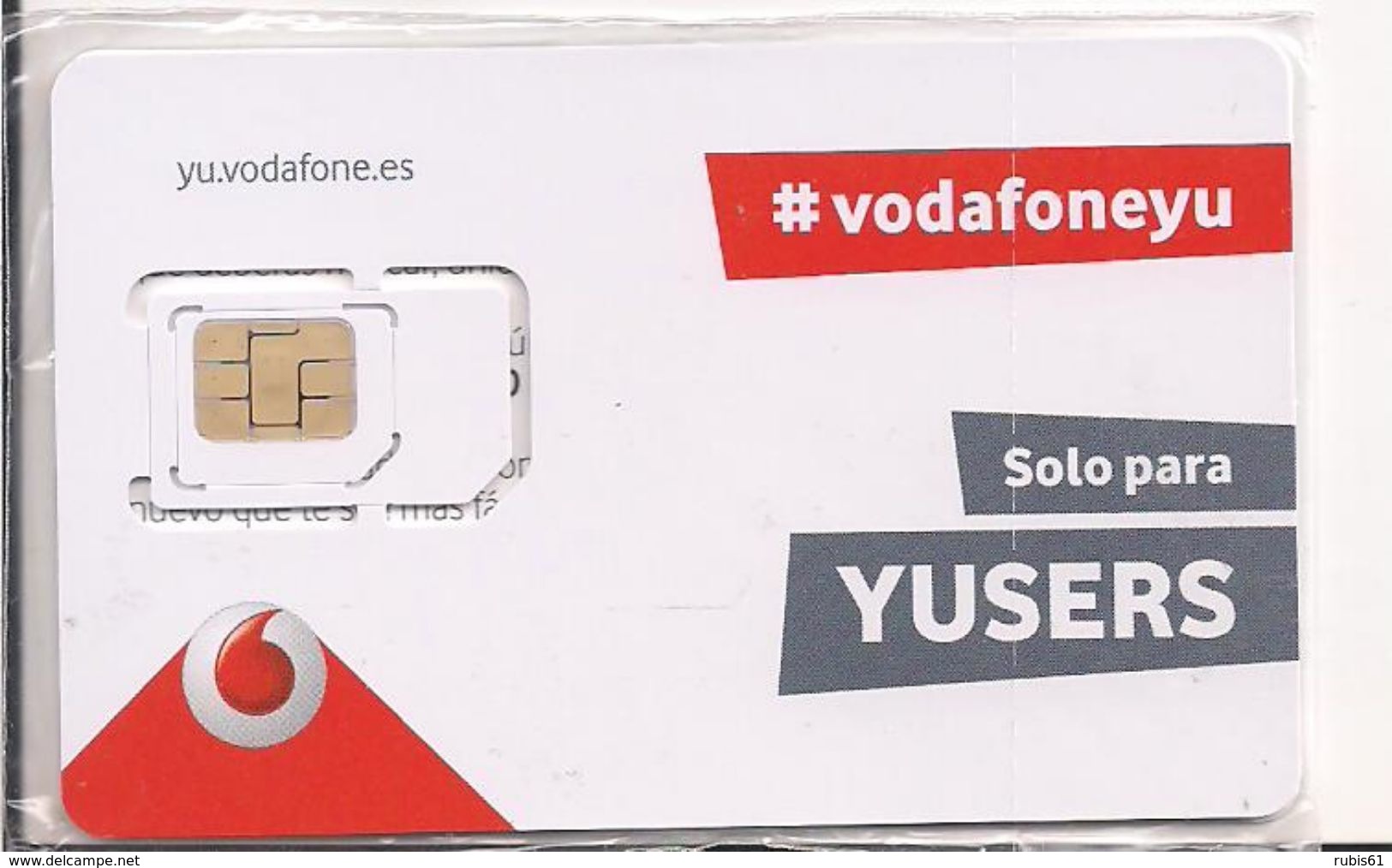 TARJETA GSM VODAFONEYU - Sin Clasificación