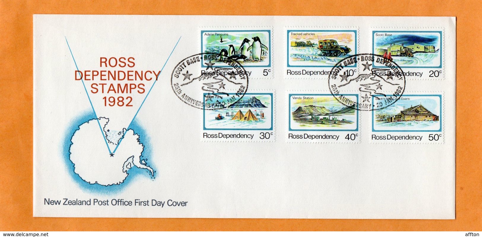 Ross Dependency 1982 FDC - FDC