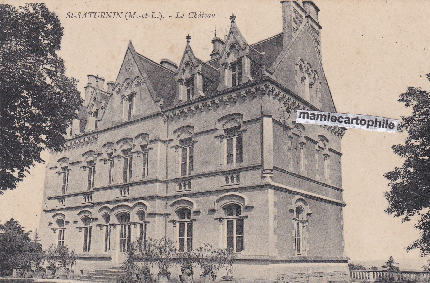 SAINT-SATURNIN  - Maine Et Loire - Le  Château  - CPA - 1909 - Autres & Non Classés