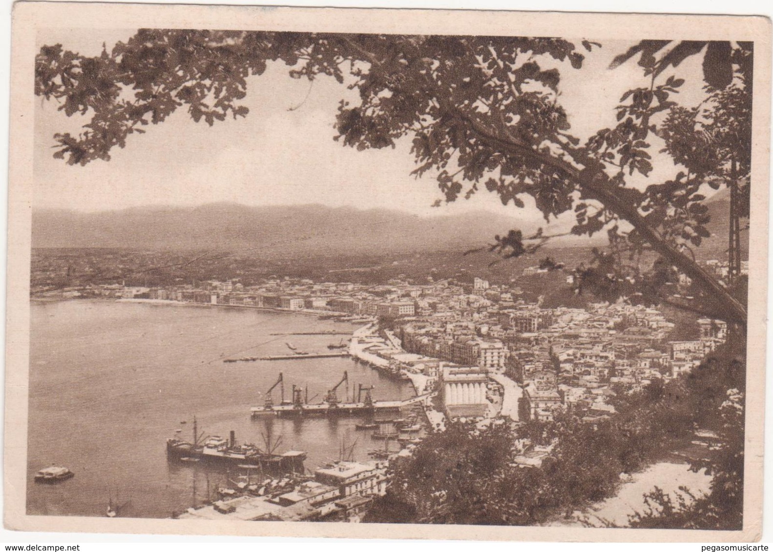 A233 CASTELLAMMARE DI STABIA PANORAMA DA POZZANO 1950 CIRCA - Castellammare Di Stabia