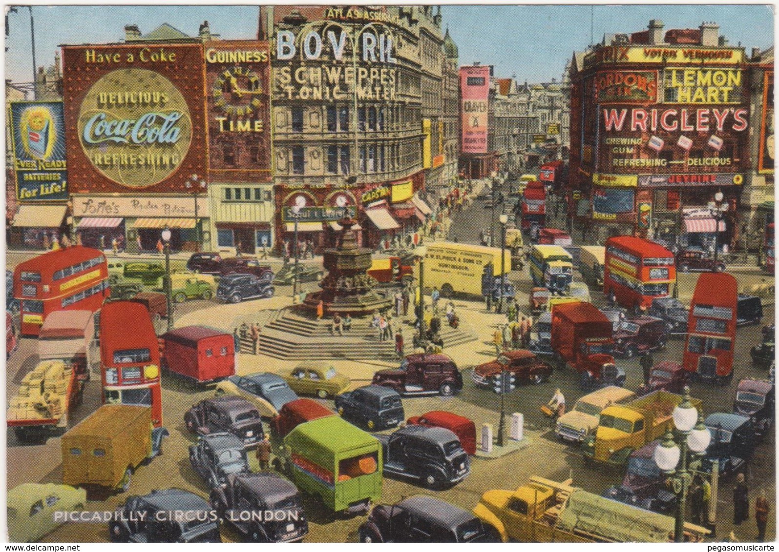 A261 PICCADILLY CIRCUS LONDON 1960 CIRCA - Piccadilly Circus