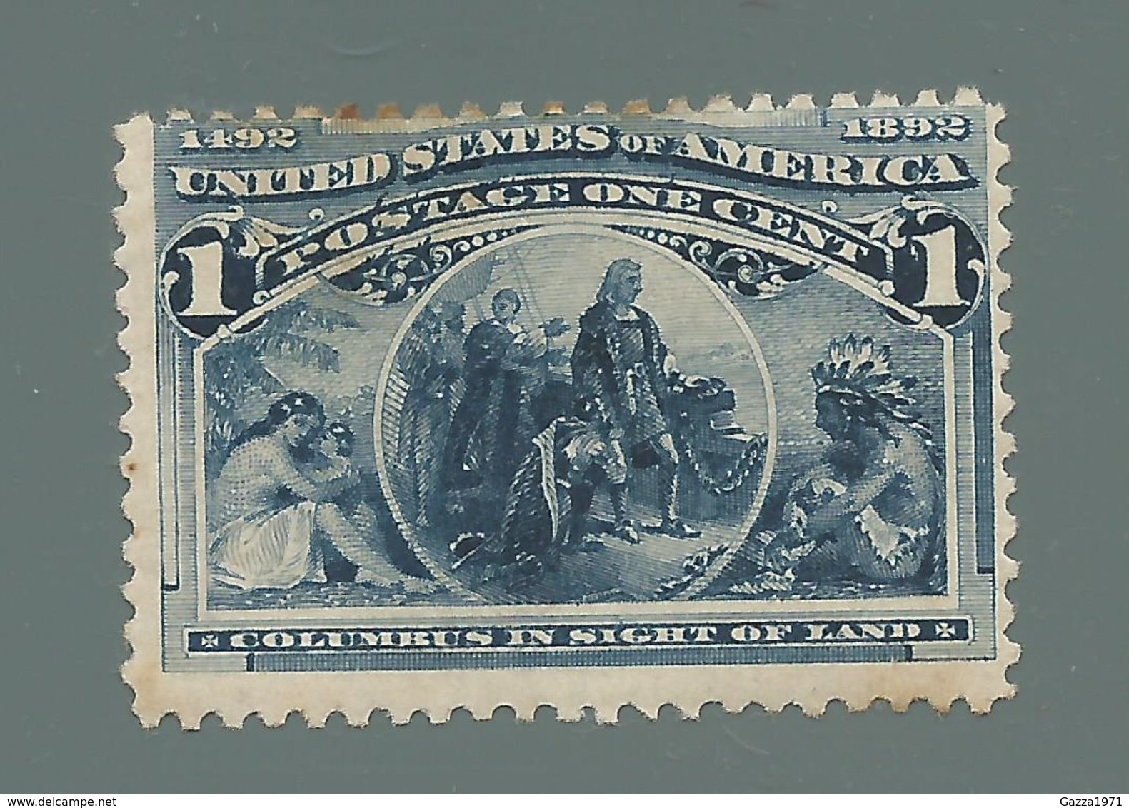 Stati Uniti, 1893, IV° Centenario Della Scoperta Dell' America, Cat. N° 81 Cent. 1. - Neufs