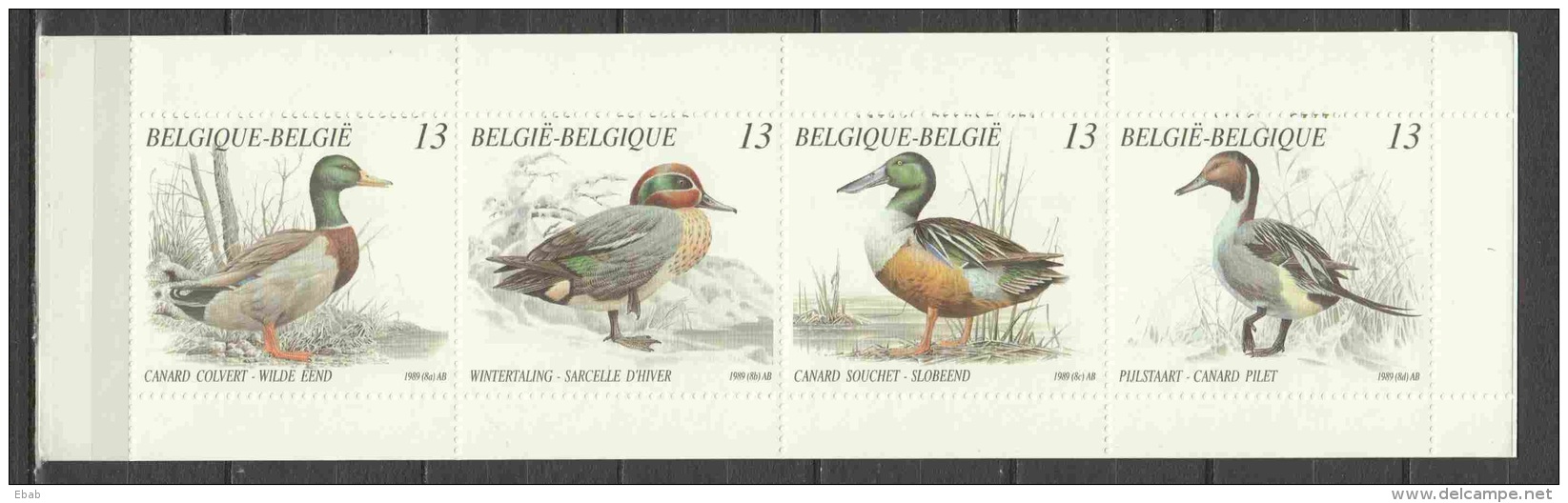 Belgium 1989 Markenheftchen 30 MNH DUCKS - Ducks