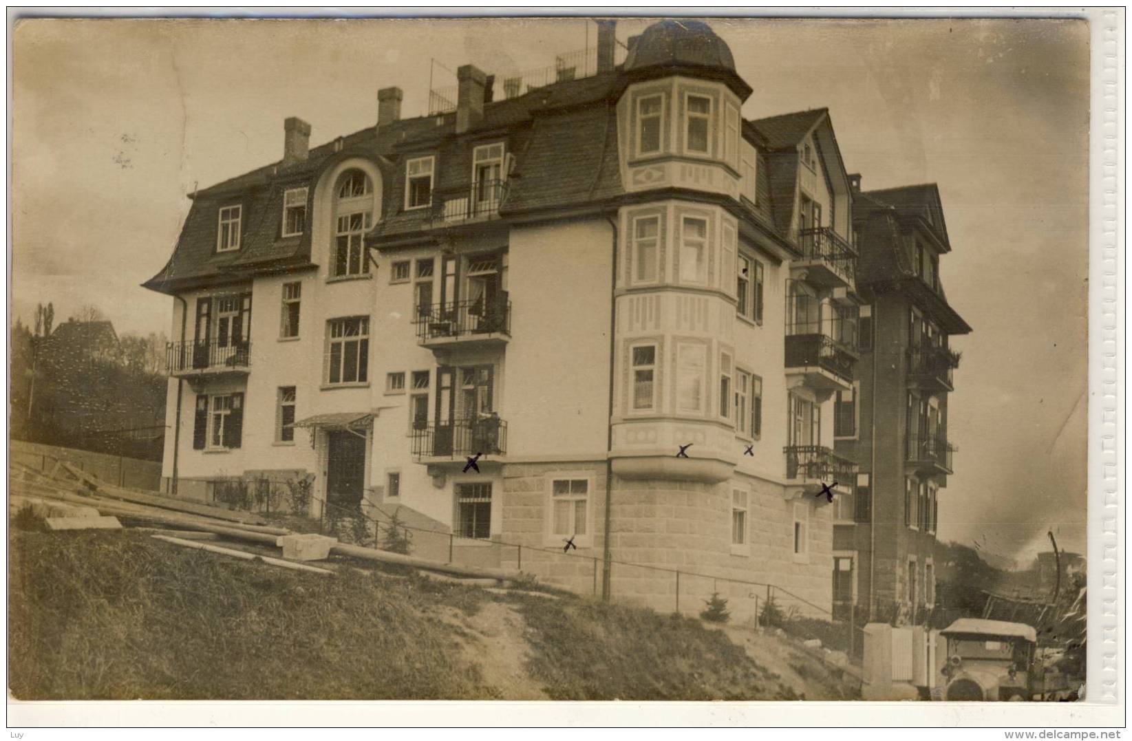 FRANZ SCHRANZ BIONSTR. ZÜRICH  1913  ORIGIANAL PHOTO AK - Zürich