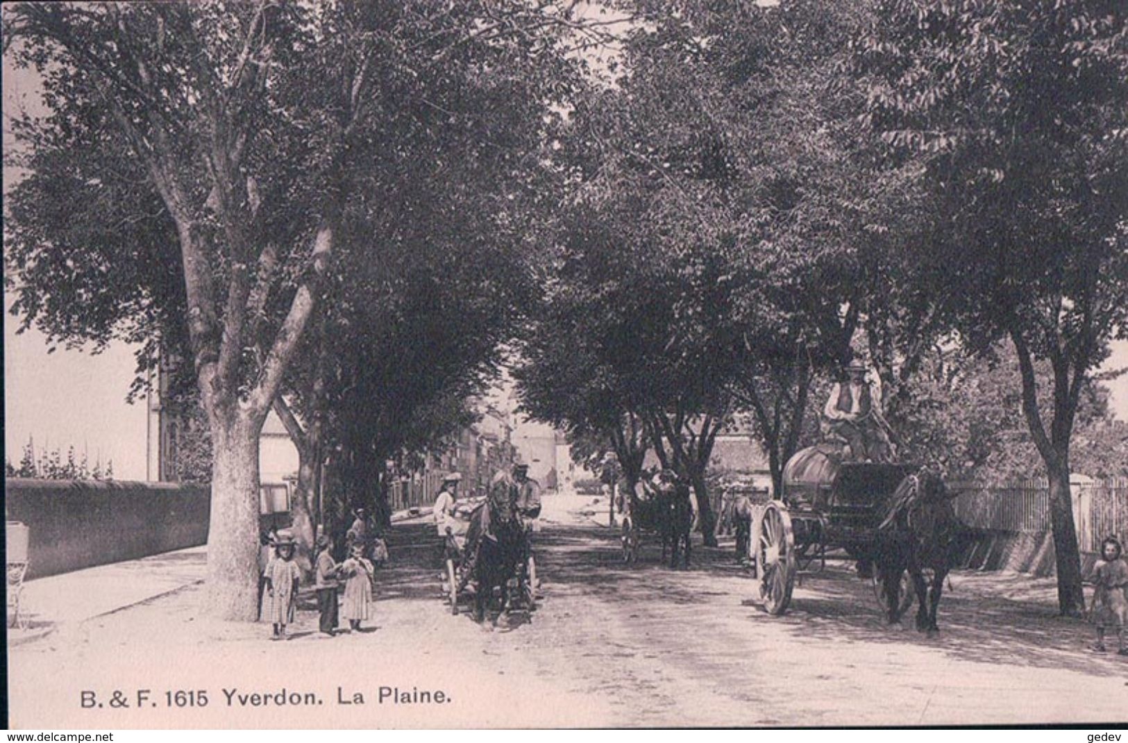 Yverdon, La Plaine, Attelages (1615) - Yverdon-les-Bains 