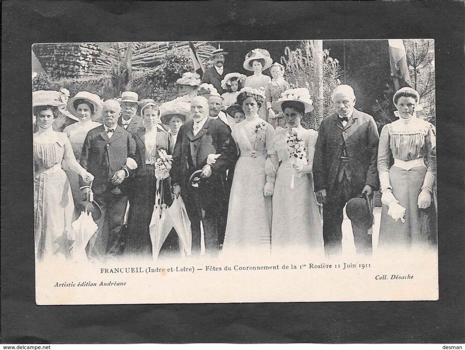 FRANCUEIL - Fêtes Du Couronnement De La 1ère Rosière 11 Juin 1911. - Autres & Non Classés