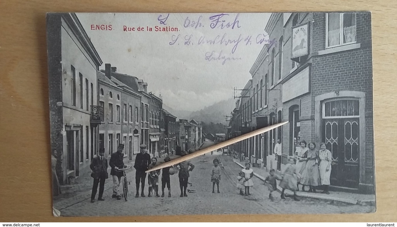 ENGIS - Rue De La Station  1916 - Engis