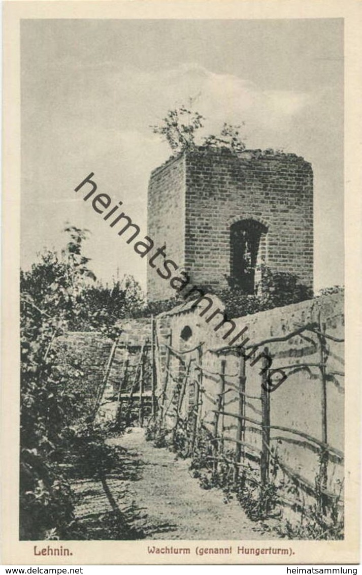 Lehnin - Wachturm (Hungerturm) - Verlag Hermann Haack Genthin - Lehnin