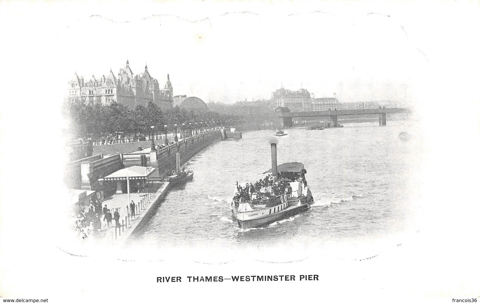 Angleterre England - London - River Thames - Westminster Pier - River Thames