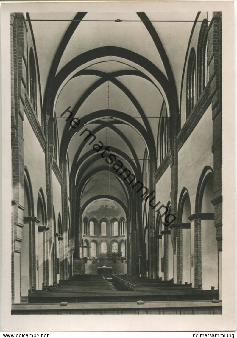 Lehnin - Ehemalige Zisterzienserkirche - Langhaus Mit Chor - Foto-AK Großformat 30er Jahre - Deutscher Kunstverlag Berli - Lehnin