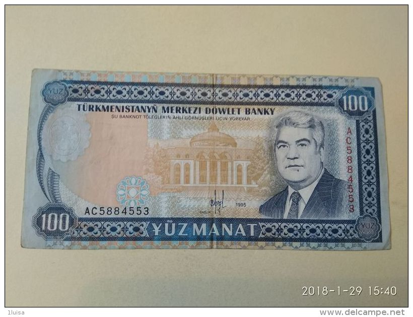 100 Manat 1995 - Turkmenistan