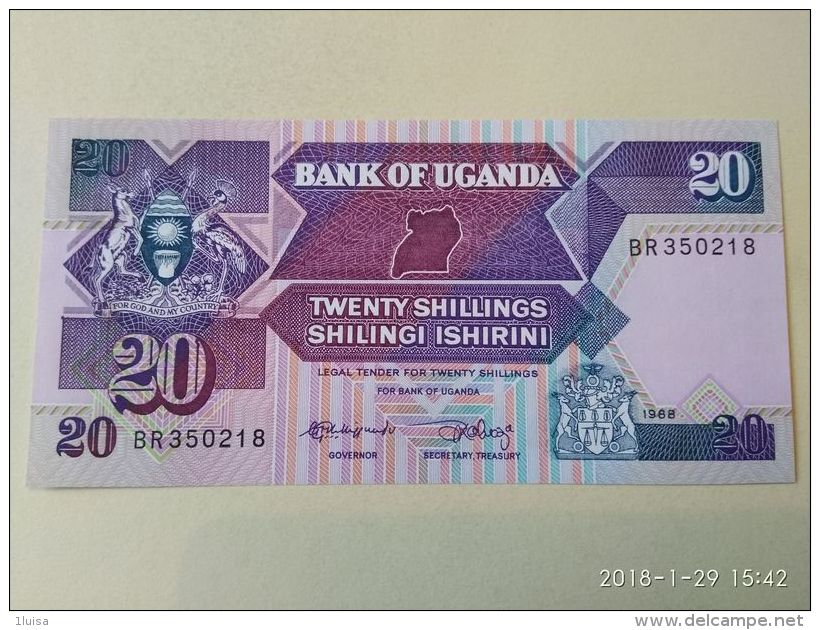 20 Shillings 1987 - Uganda