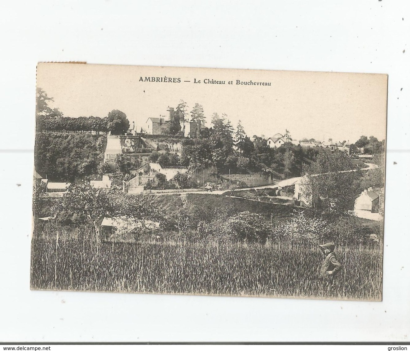 AMBRIERES (MAYENNE) LE CHATEAU ET BOUCHEVREAU 1920 - Ambrieres Les Vallees