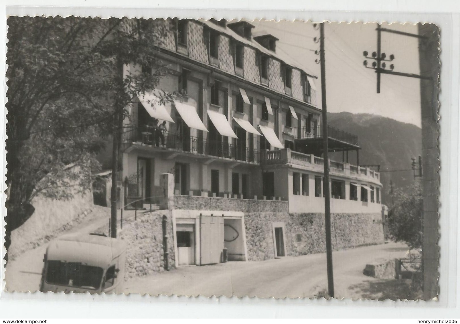 05 Hautes Alpes Briançon Carte Photo écrit Terrasses Coté Sud ... - Briancon