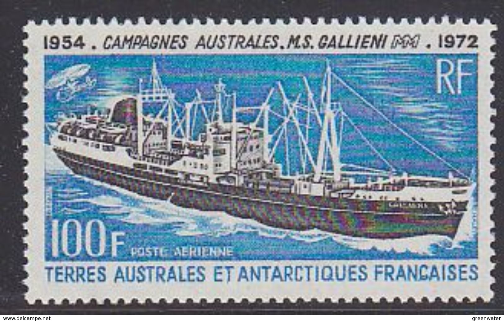TAAF 1973 Ship / Gallieni 1v  ** Mnh (37407) - Unused Stamps