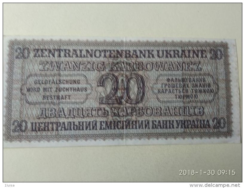 20 Karbowanez 1942 - Ucraina