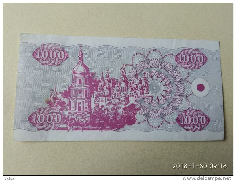 1000 Karbowanez 1992 - Ucraina