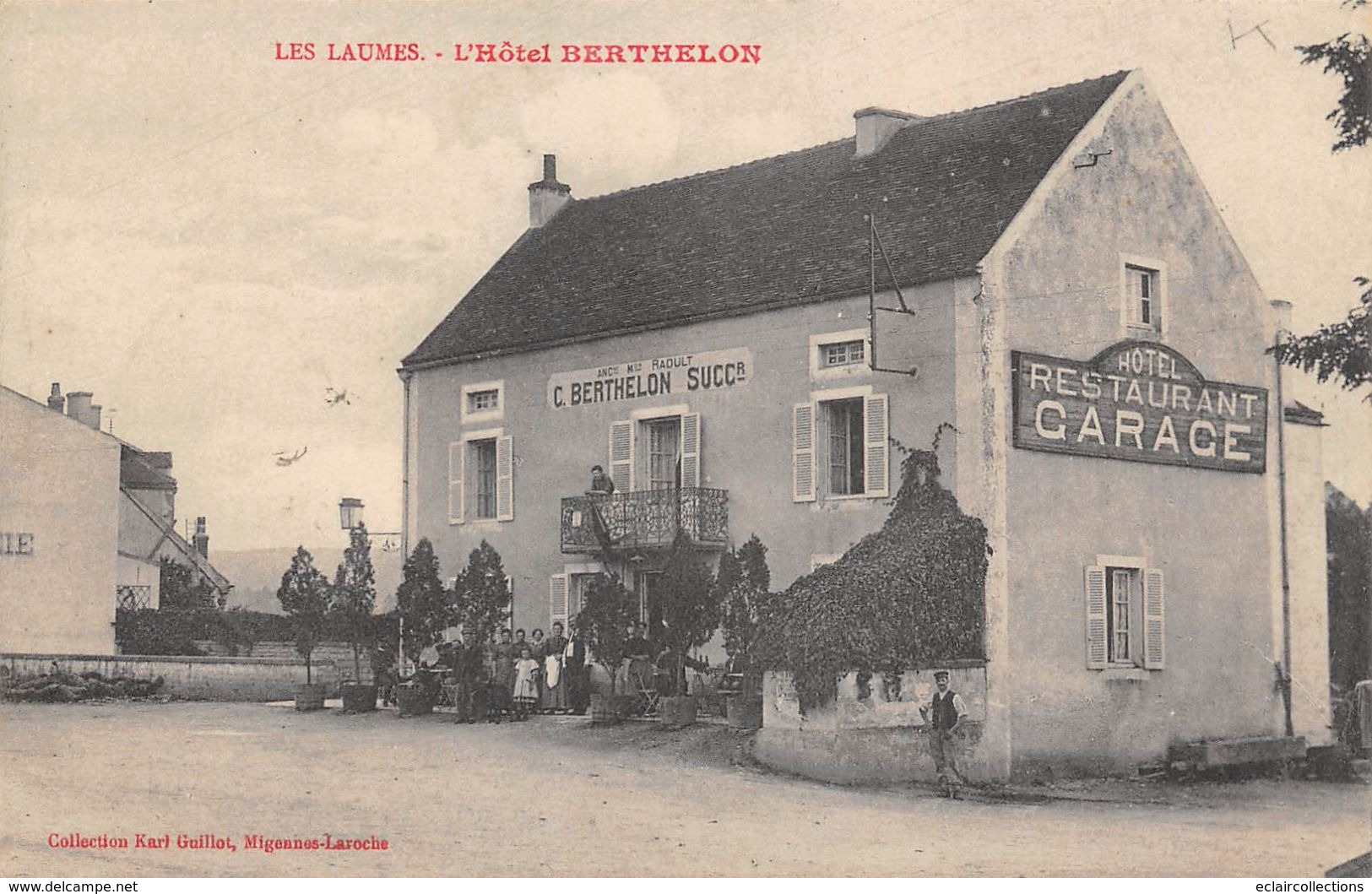 Les Laumes     21        Hôtel Berthelon                      ( Voir Scan) - Sonstige & Ohne Zuordnung