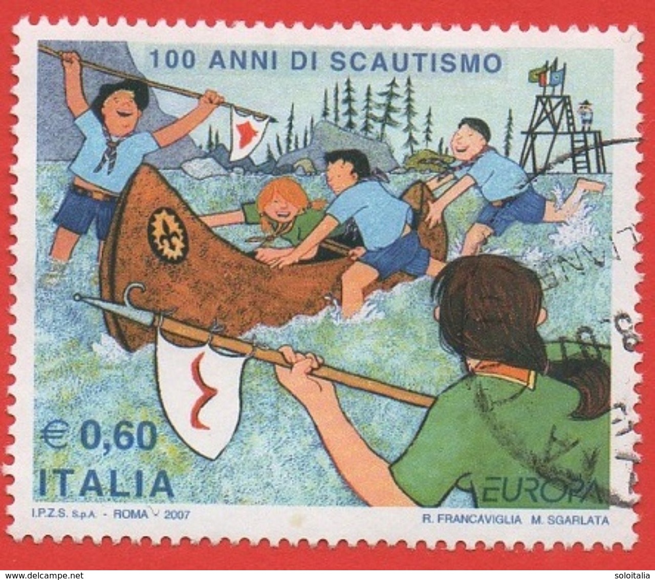 2007 (2967) Europa Unita 2007: Cento Anni Di Scoutismo- Leggi Il Messaggio Del Venditore - 2001-10: Usati