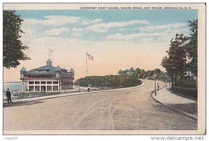 CPA NEW YORK- BROOKLYN, BAY RIDGE, CRESCENT BOAT HOUSE - Brooklyn