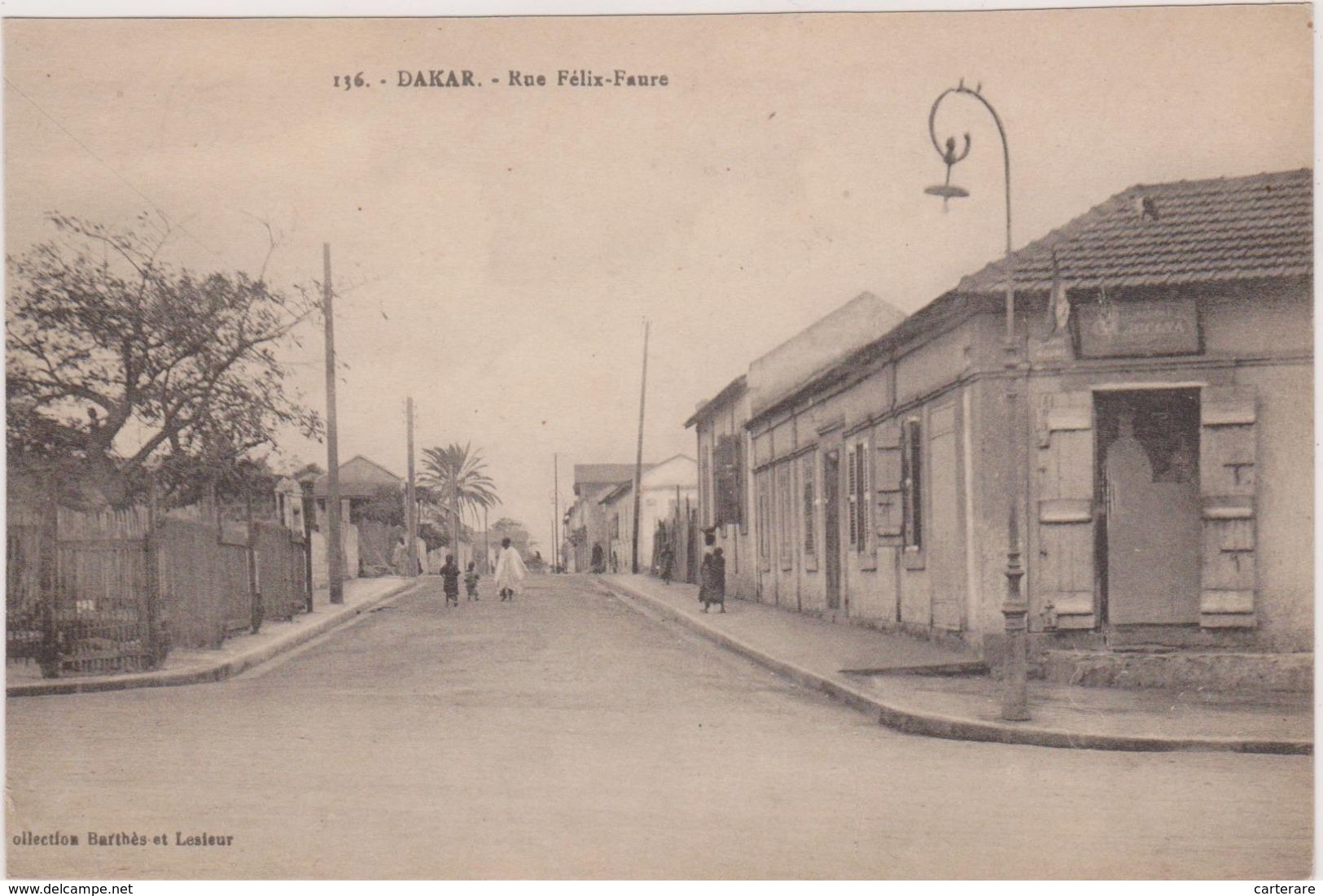 Afrique,sénégal,dakar,rue   Félix-faure,ville De Léopold Sédar Sengor,collection Barthès Et Lesieur - Sénégal