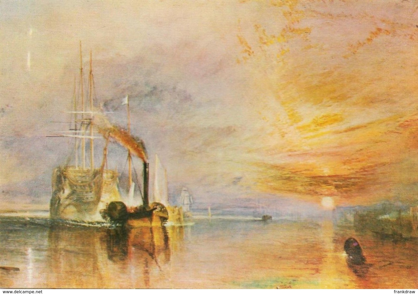 Postcard - Art - J.M.W. Turner - The Fighting Temeraire - Card No. P.C. 1375 - VG - Unclassified