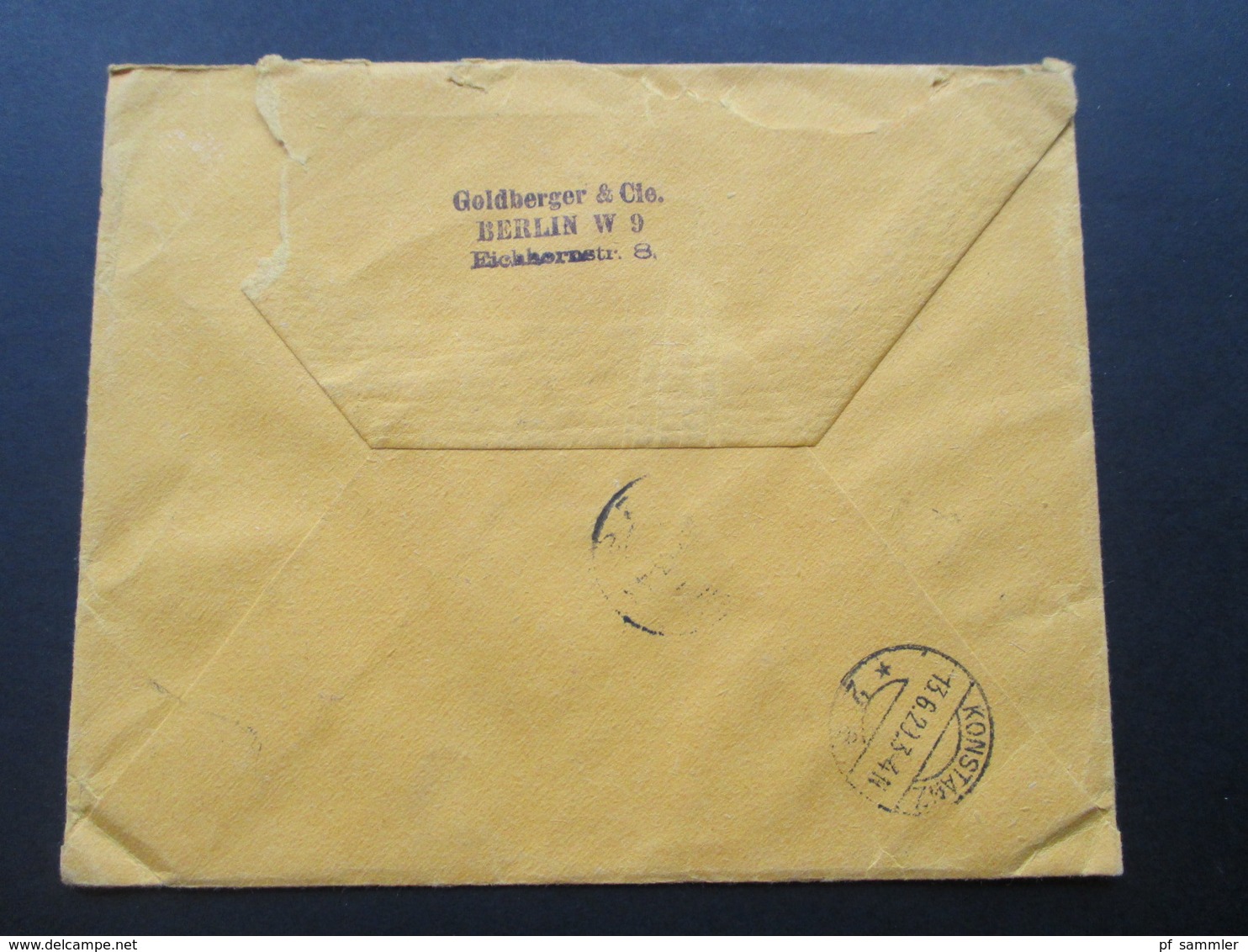 DR 1929 Flugpostmarken Nr. A 379 Als 4er Block! MeF. Einschreiben Berlin 9 471 C. - Briefe U. Dokumente