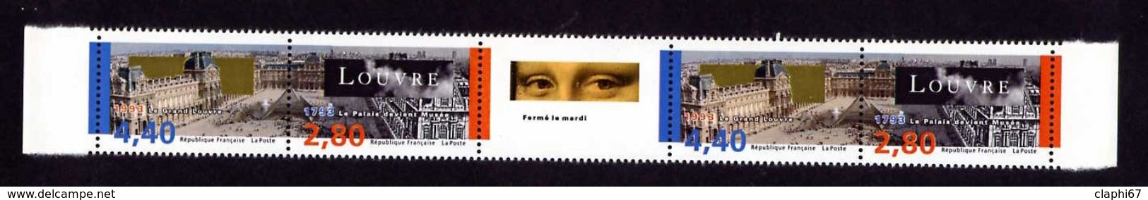 France Bande 2852B Neuve ** MNH Louvre Voir Scan - Museen