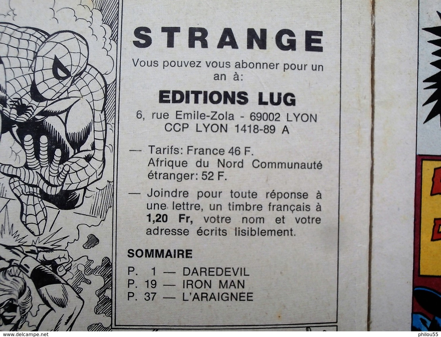 STRANGE Mensuel N°112 1979  LUG - Strange