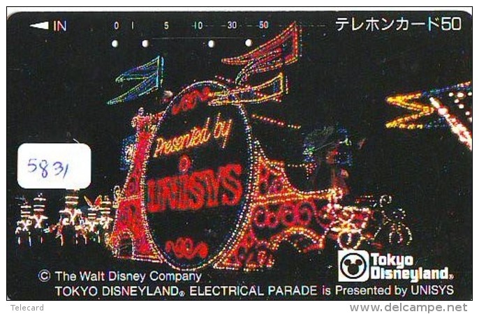 Télécarte Japon - DISNEY Unisys / 110-84094 - Electrical Parade   (5831) Japan Phonecard * Telefonkarte - Disney