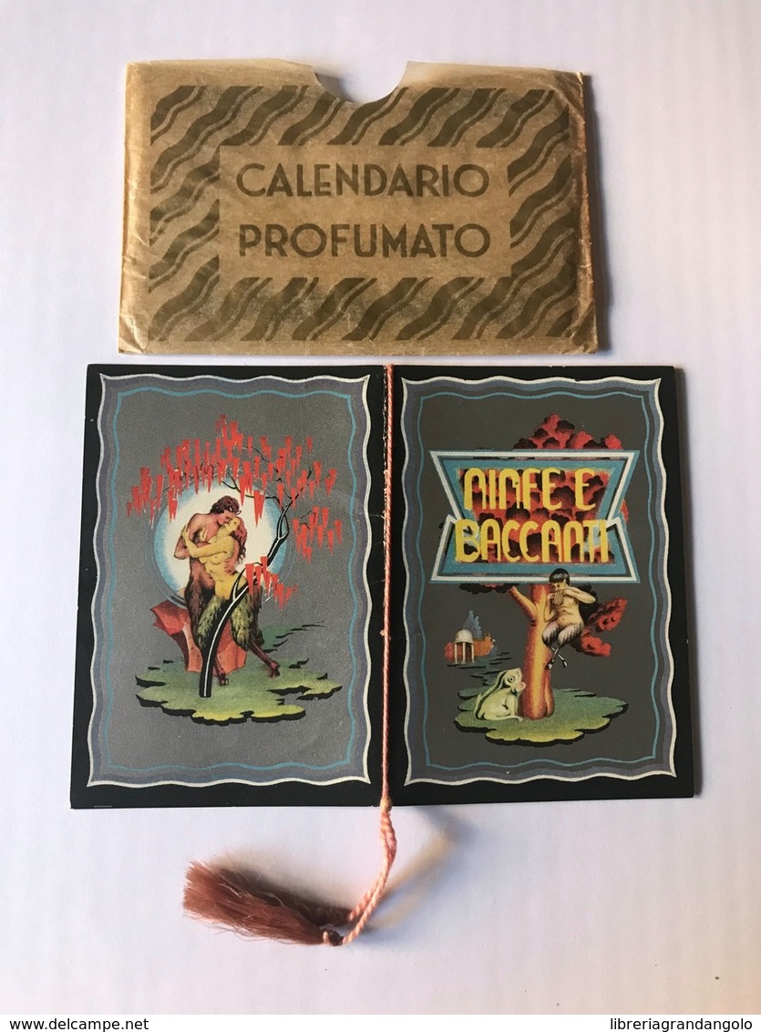 Calendarietto Barbiere Ninfe E Baccanti 1936 - Altri & Non Classificati