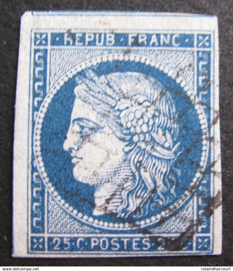 Lot FD/569 - CERES N°4 - GRILLE NOIRE - Cote : 65,00 € - 1849-1850 Ceres