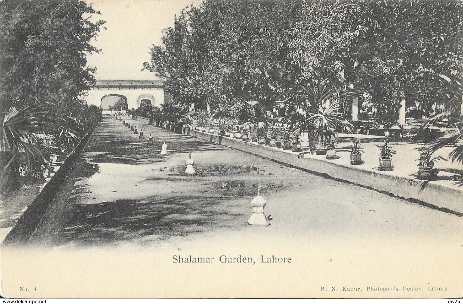 Shalamar Garden - Lahore (Pakistan) - Edition B.N. Kapur - Carte Non Circulée - Pakistan