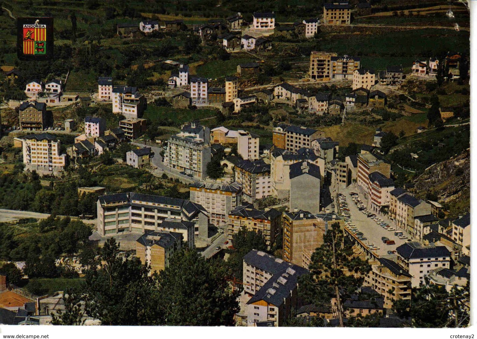 Valls D'Andorra N°173 Vue Partielle Carte écrite Année ? - Andorra