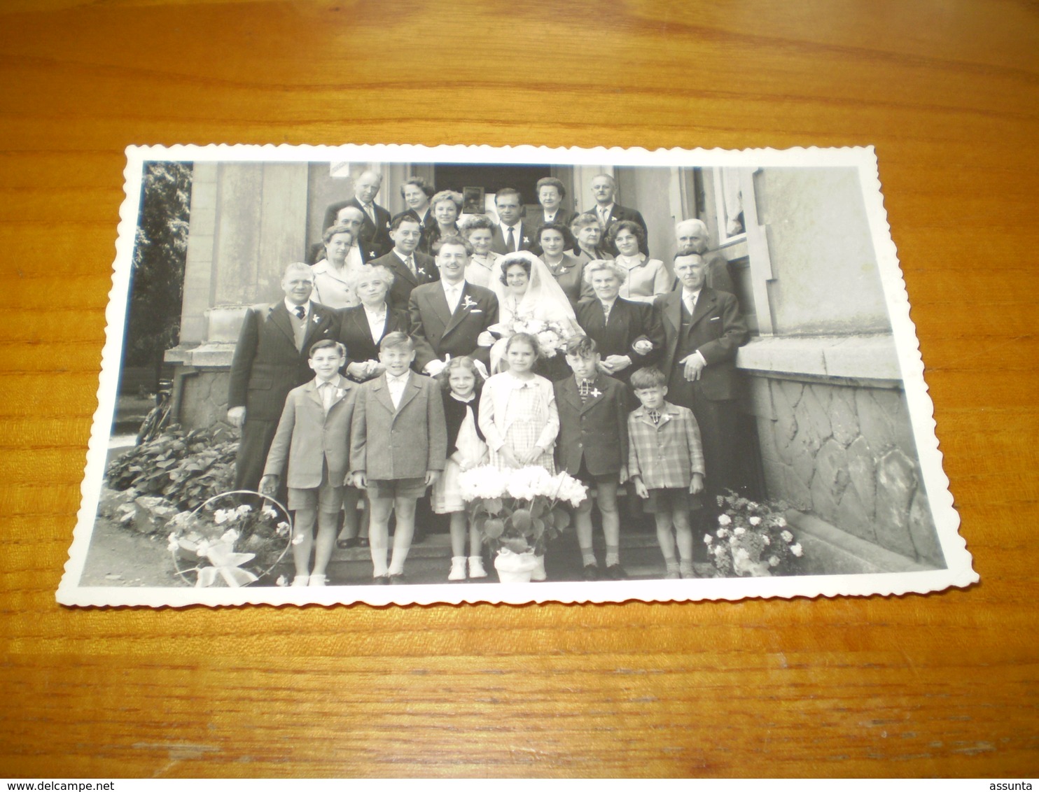 Muhlbach, Haut Rhin, Photo Format Carte Postale Mariage Ayliès Le 30 Mai 1959 - Personnes Identifiées