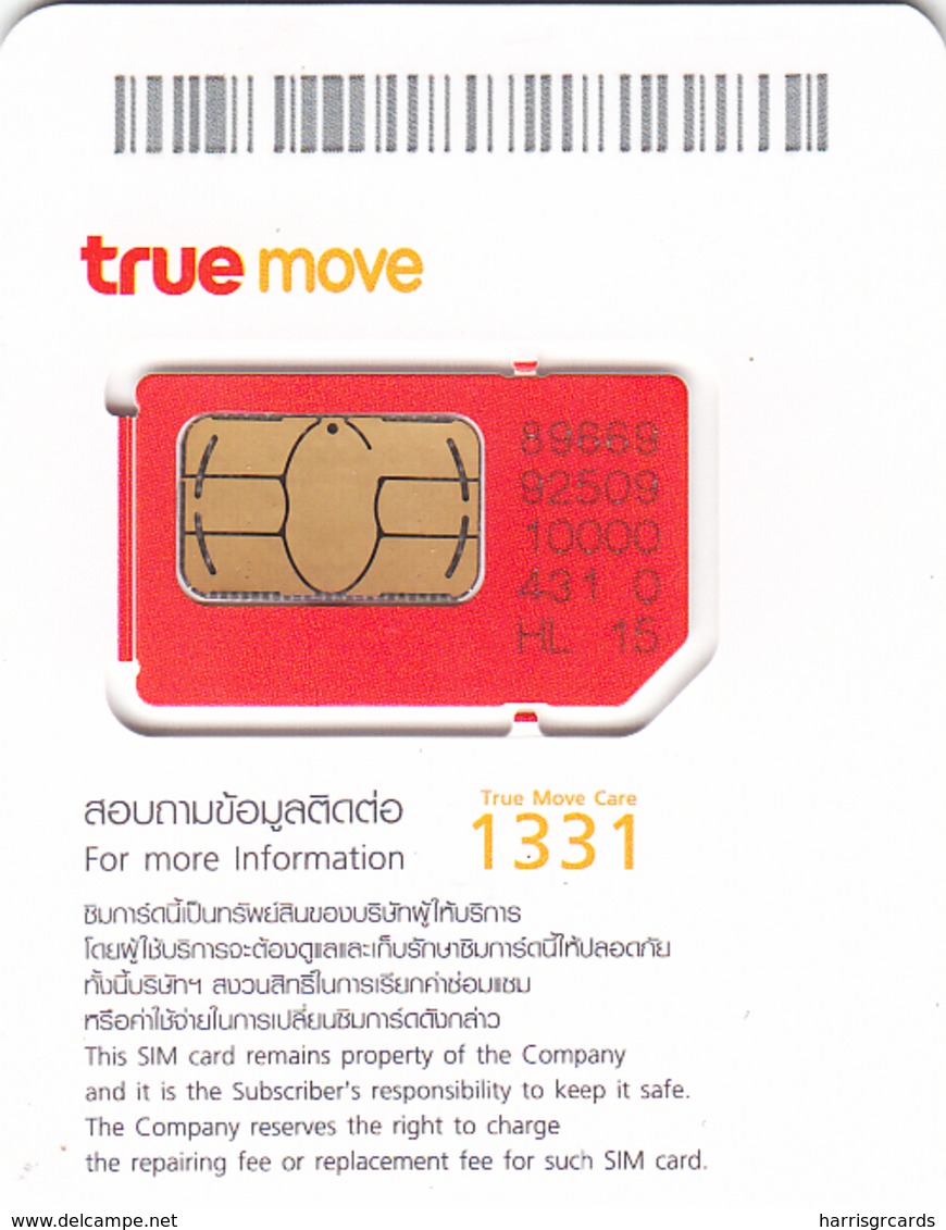 THAILAND - True GSM Card ,Cat & Dog, Mint - Thaïlande