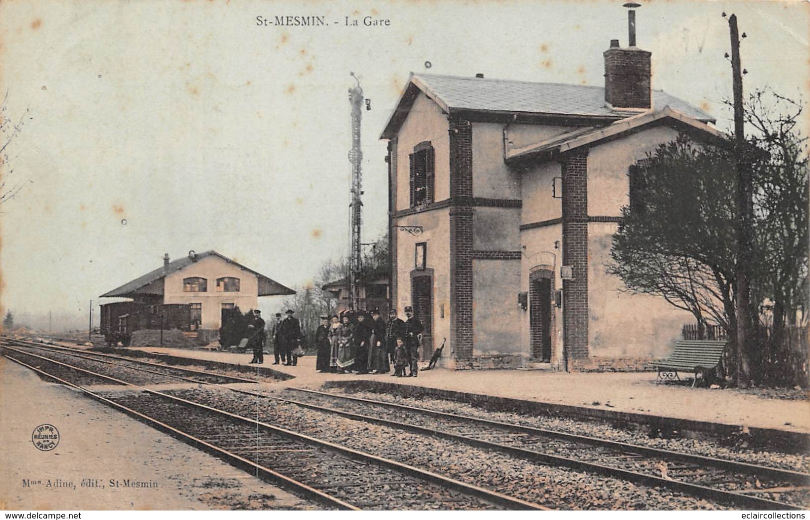 Saint Mesmin         21             Intérieur De La Gare. Train                              (voir Scan) - Andere & Zonder Classificatie