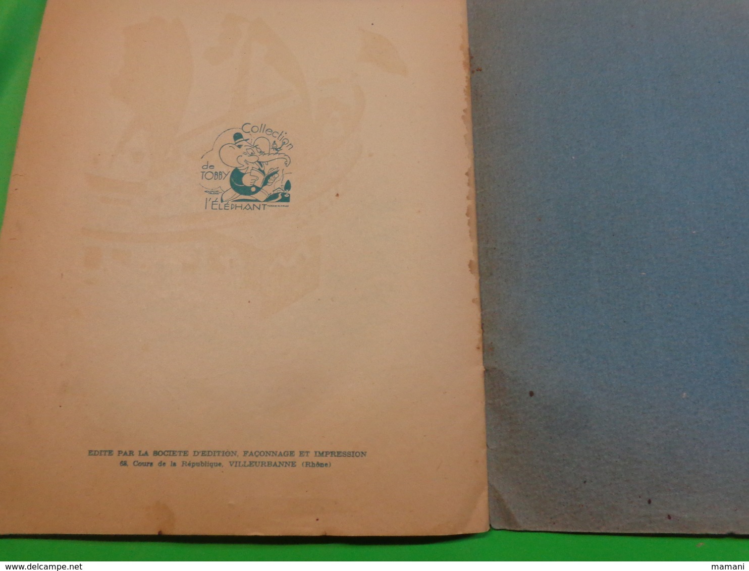 GULLIVER AU PAYS DES GEANTS de SWIFT, illustrations d'Emmanuel COCARD Collection TOBBY L'Eléphant de 1954? (Numéro d'obj
