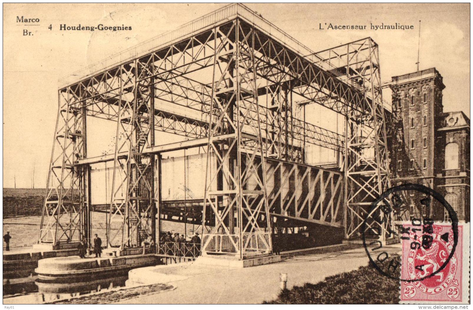 BELGIQUE - HAINAUT - LA LOUVIERE - HOUDENG-GOEGNIES - L'Ascenseur Hydraulique. (n°4). - La Louvière