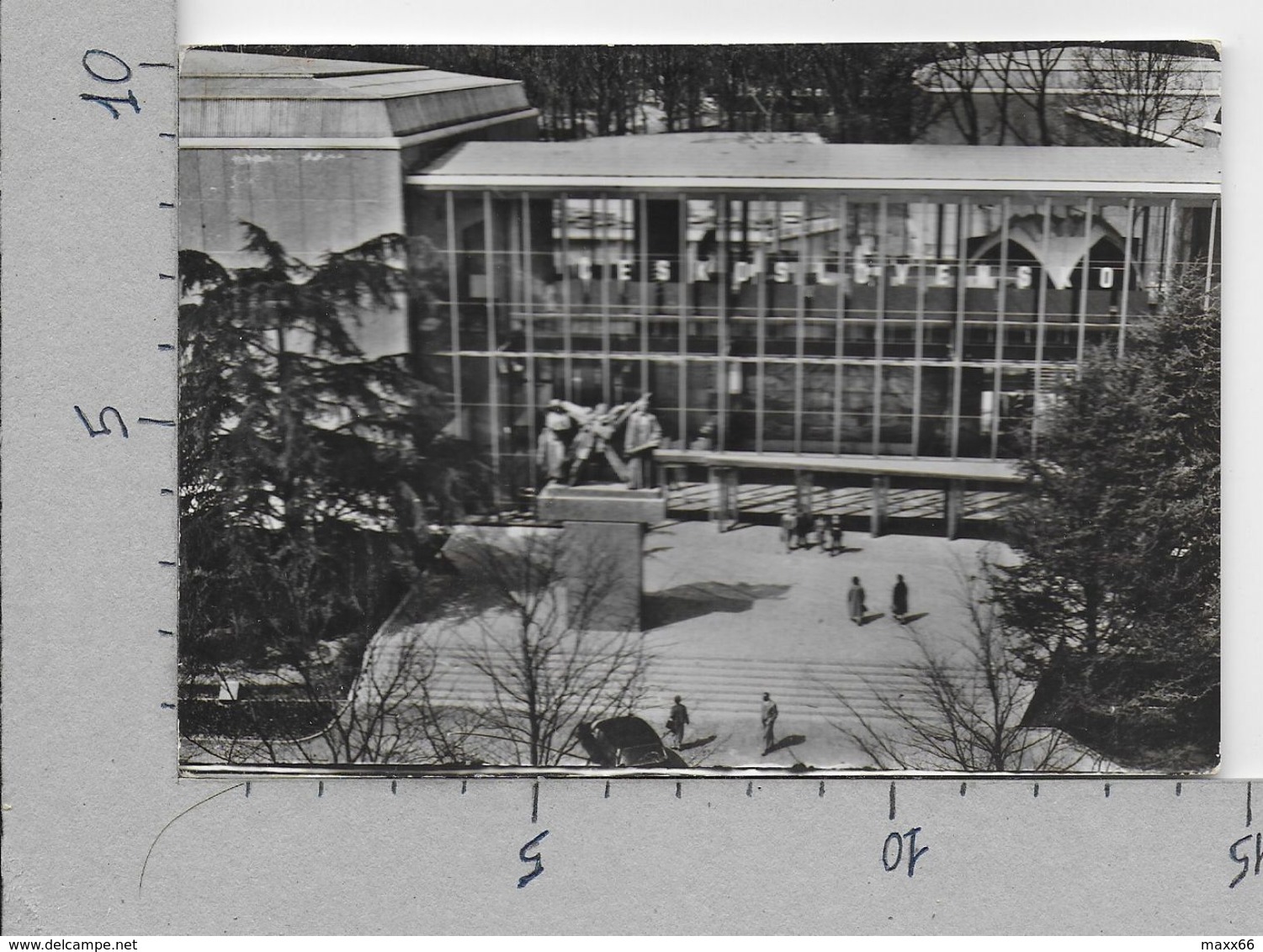 CARTOLINA VG BELGIO - BRUXELLES Exposition Universelle 1958 - Pavillon Tchecoslovaquie - 10 X 15 - ANN. 1958 - Exposiciones Universales